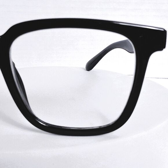 Firmoo Piano Black C1 S574 53-19-149 Full Rim Square Eyeglasses Frames - Picture 13 of 15